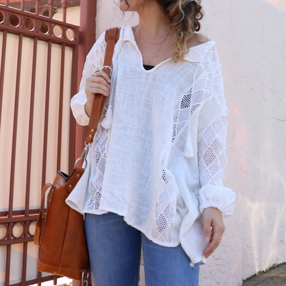 Gauzy white tunic - Picture 3 of 6